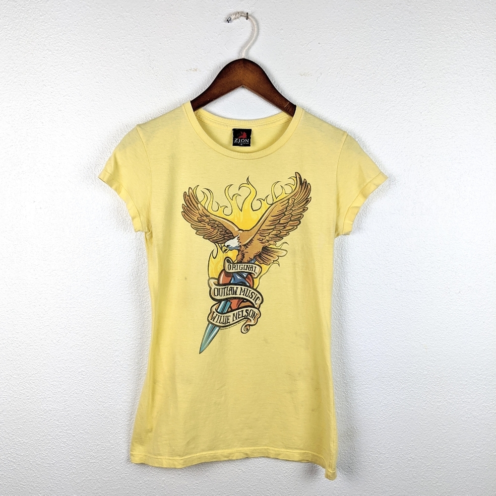 Willie Nelson Graphic Band Tee M